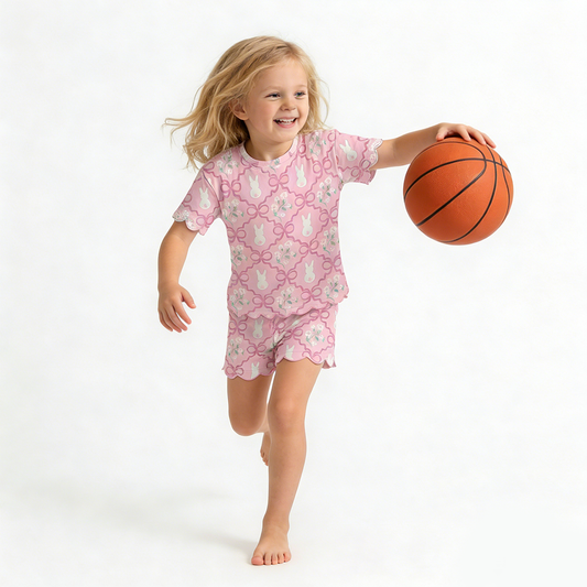 Playful Pattern Ruffle-Hem Summer Dress