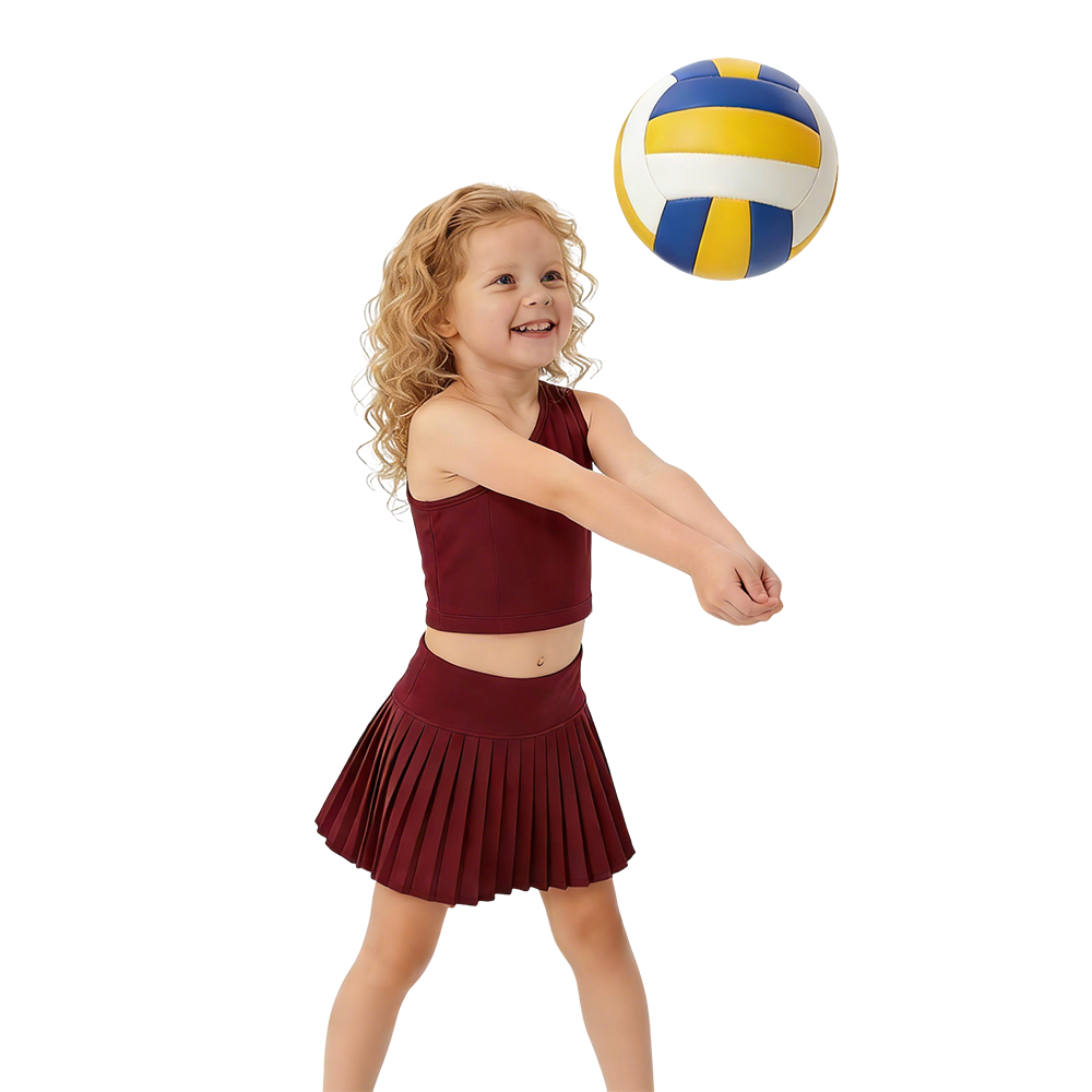 Girls’ Pleated Active Two-Piece Set