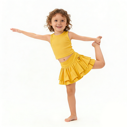 Little Ballerina’s Green Motion Set