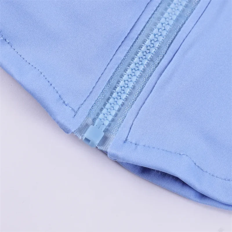 Kid Quick Dry Full Zipper Long Sleeve Yoga Set