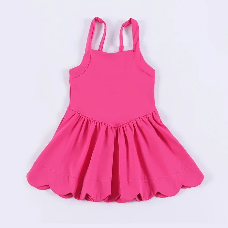 Soft High Elastic Kids Yoga Dress