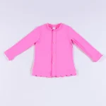 Girls Yoga Outfit Long Sleeve Zip