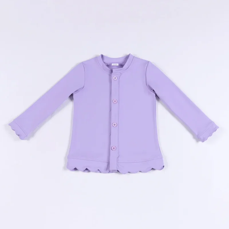 Girls Yoga Outfit Long Sleeve Zip