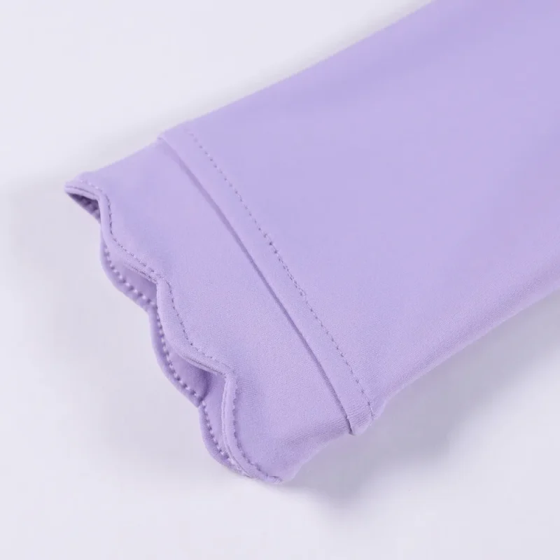 Girls Yoga Outfit Long Sleeve Zip