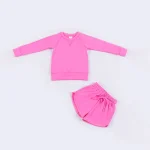 high elasticity kids yoga 2-piece set