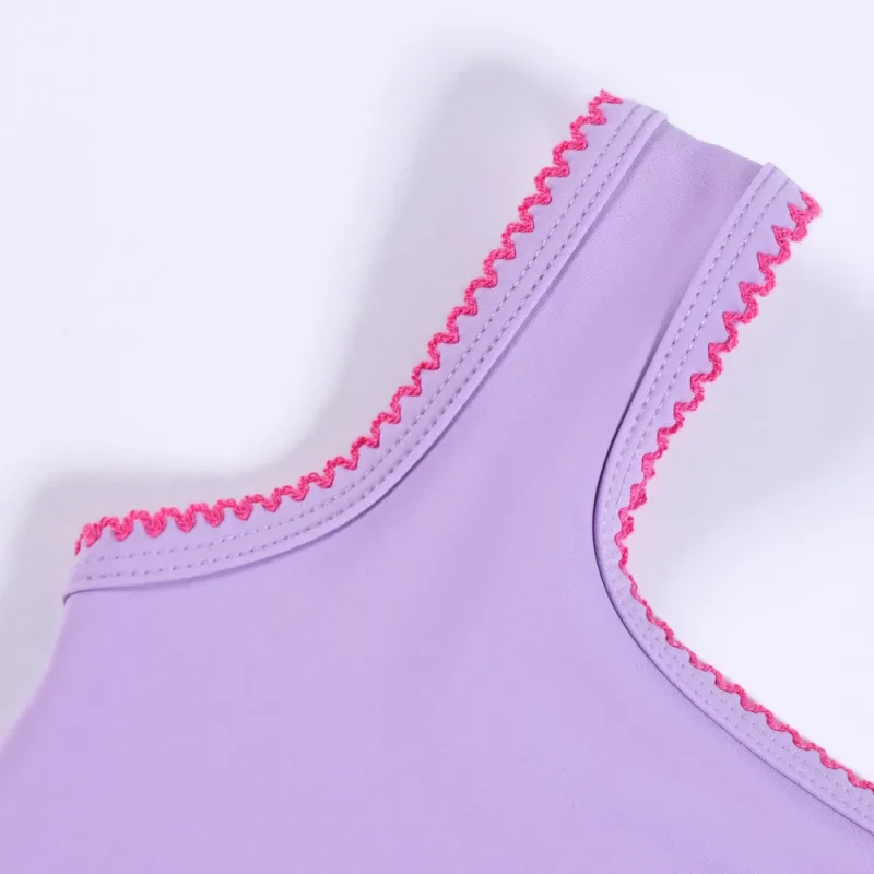 Elegant Yoga Dress for Girls Sleeveless Design Custom