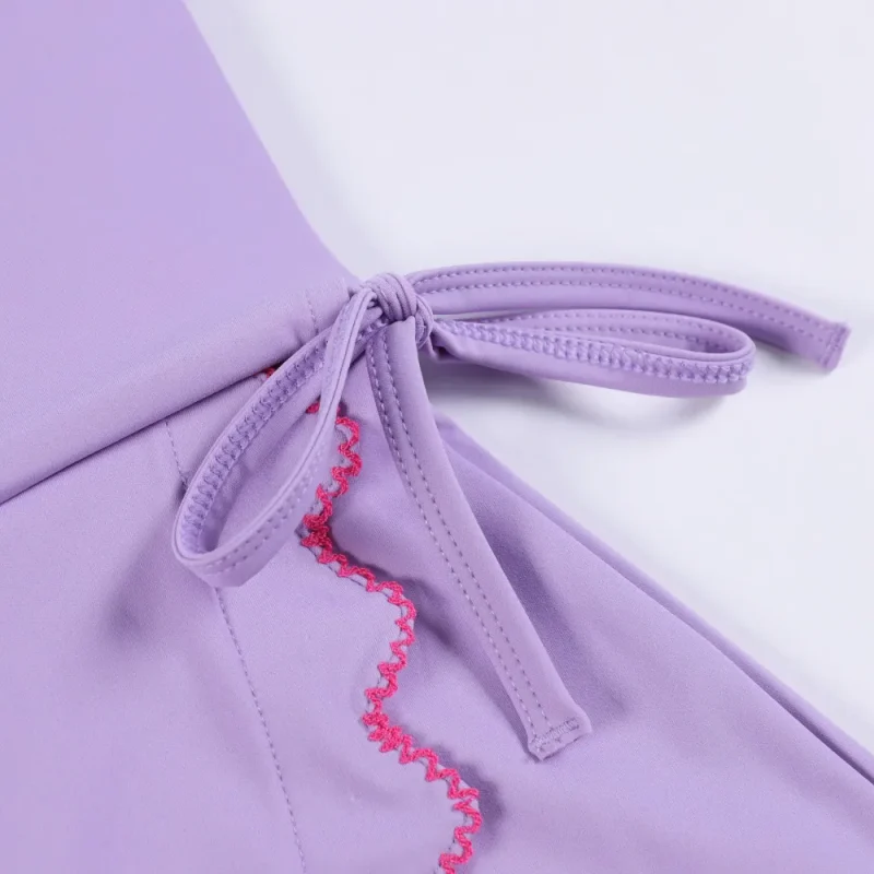 Elegant Yoga Dress for Girls Sleeveless Design Custom