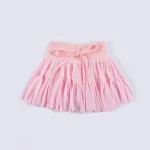 Kids Customizable Breathable Mesh Yoga Dress Stretch Tulle Skirt with Shorts