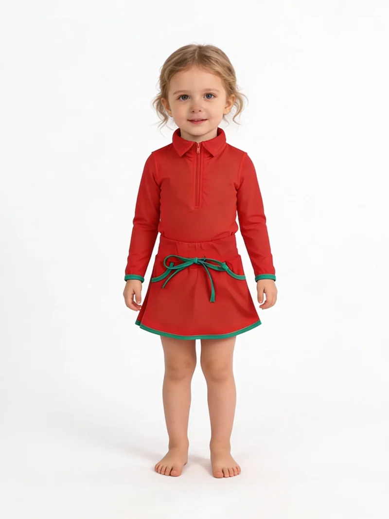 生成瑜伽套装模特图 (4) Soft Fabric Quick Dry Stretchy Yoga Skirt