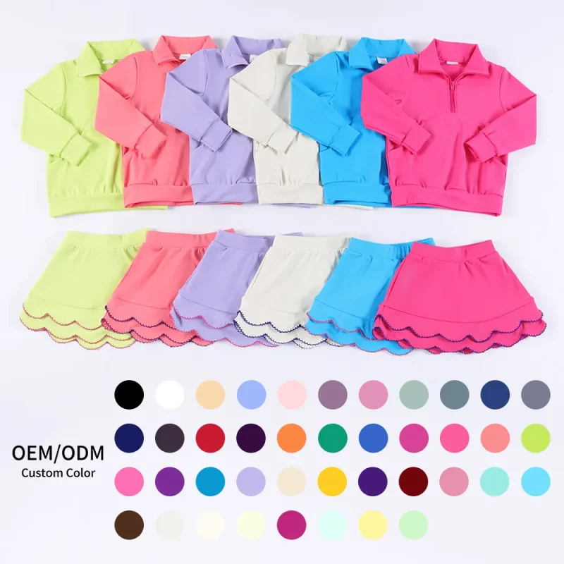 颜色 High Quality Girls Sports Activewear Set for Yoga